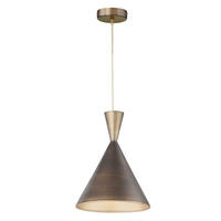 LED HÄNGELEUCHTE Metall Braun Rund - Braun, Metall (25/25/150cm) - Wofi