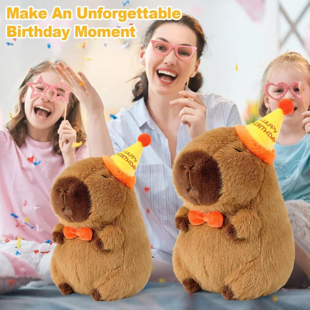 STOFFTIER Capybara 35 cm - Braun, Textil (25/35cm)