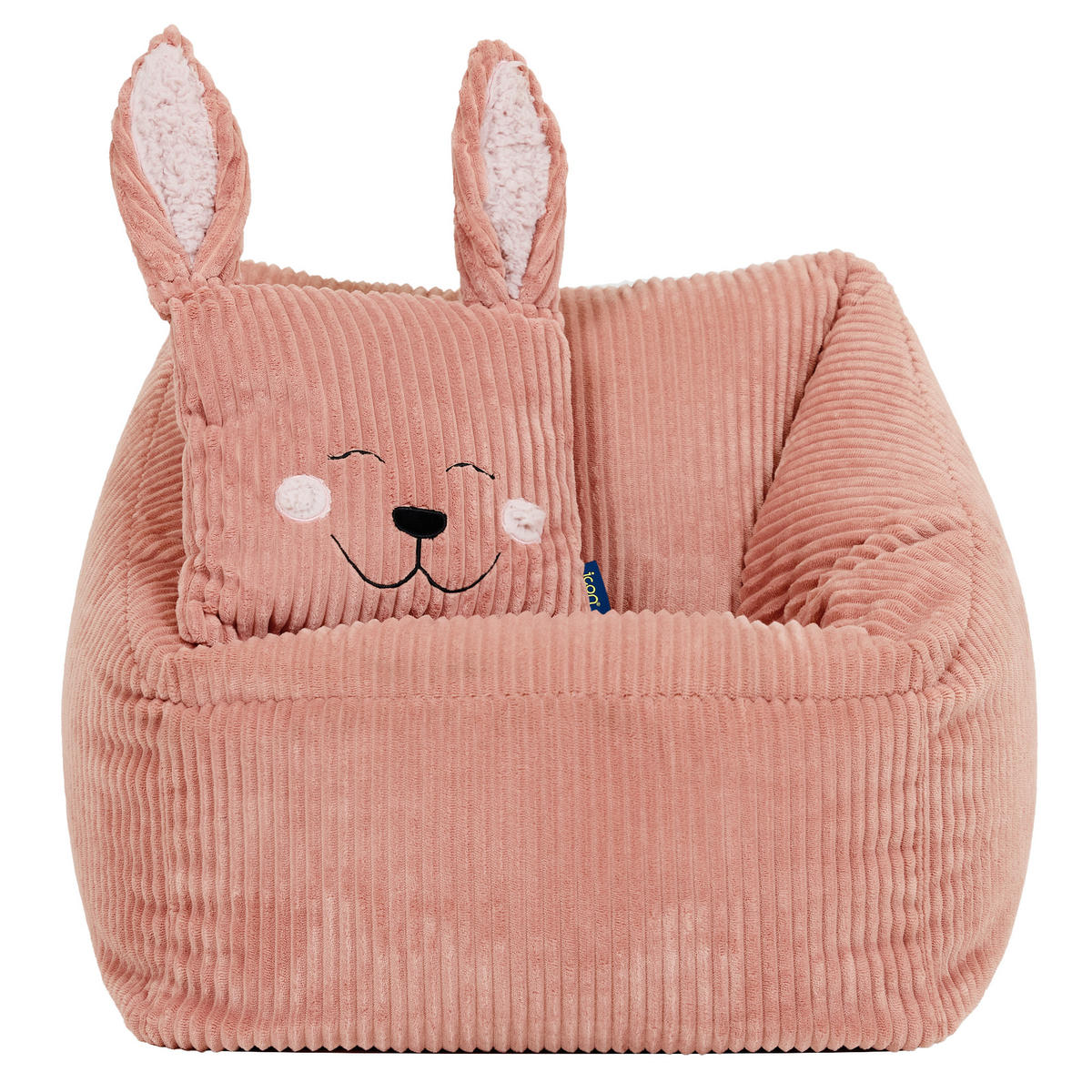 KINDERSITZSACK Natalia mit Animalkissen - Pink, Textil (55/50/55cm) - icon