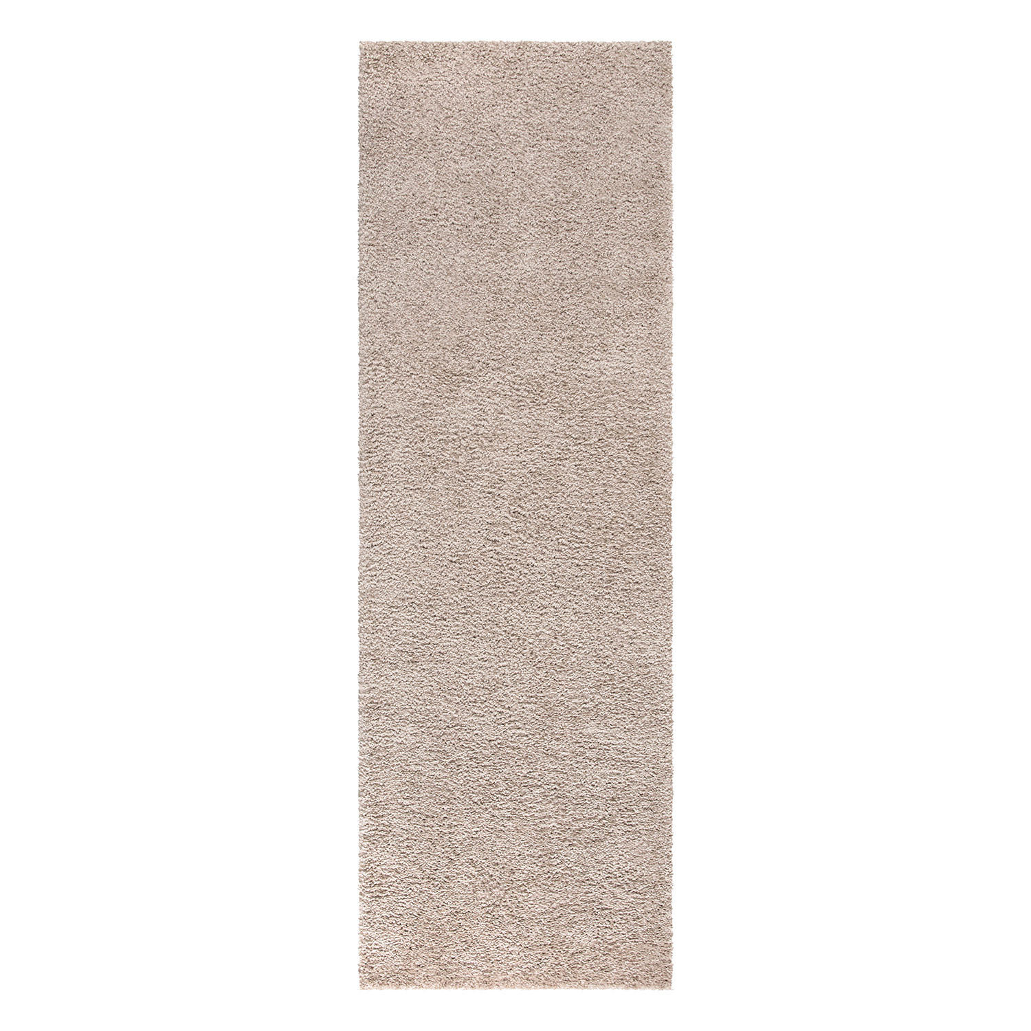 HOCHFLOR-TEPPICH City Shaggy 500 Sand 80x300 cm - Beige, Textil (80/300cm) - carpet city
