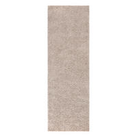 HOCHFLOR-TEPPICH City Shaggy 500 Sand 80x300 cm - Beige, Textil (80/300cm) - carpet city
