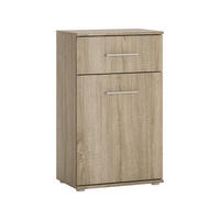 KOMMODE Gemini Eiche Sonoma 50 / 35 / 86,5cm - Braun/Sonoma Eiche, Holz/Holzwerkstoff (50/86.5/35cm) - Feldmann-Wohnen
