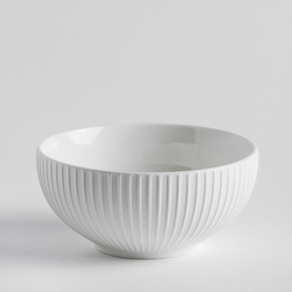 SCHALE Linioso - Weiß, Keramik (15.5/7/15.5cm) - home&you