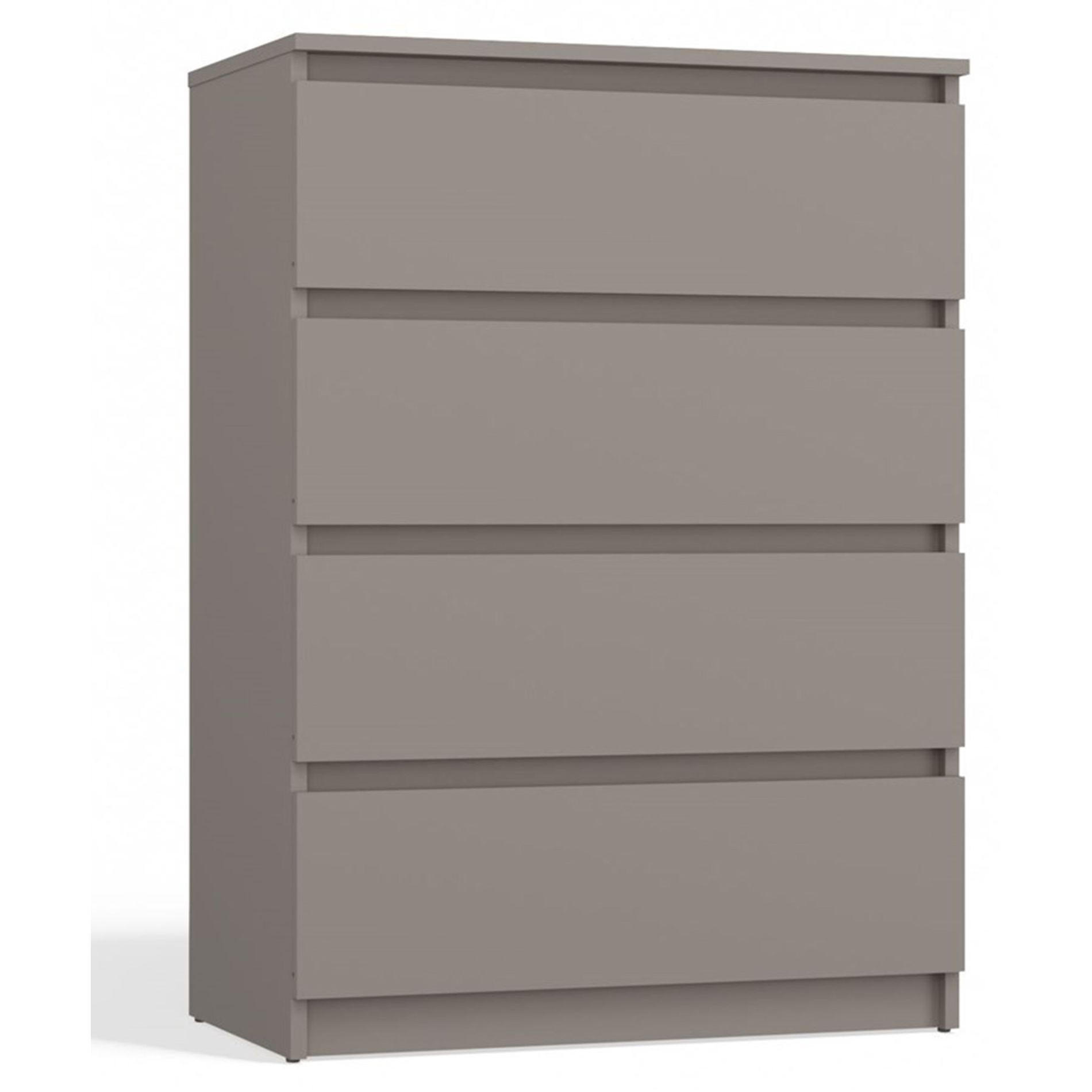 KOMMODE Malwa grau, 97 x 70 x 40 cm - Grau, Holzwerkstoff (70/97/40cm) - Selsey