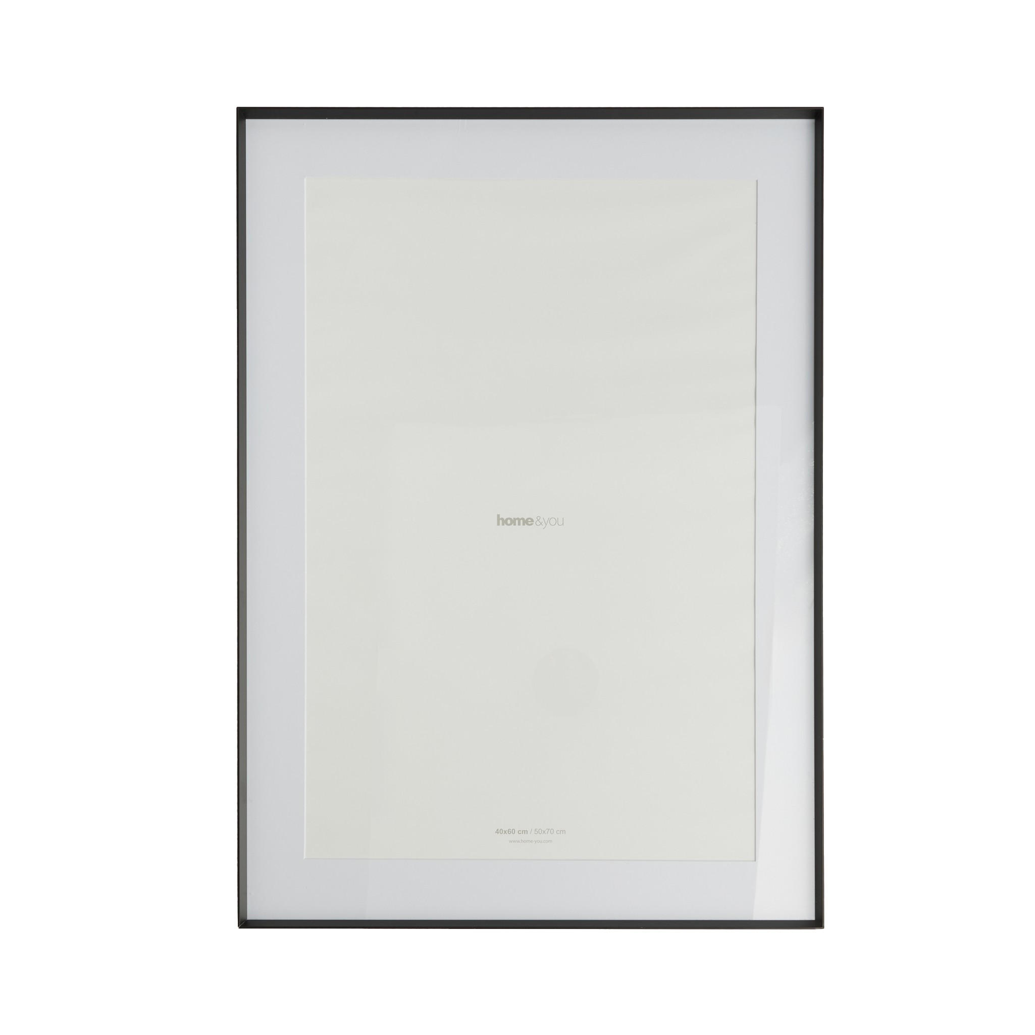 RAHMEN Anzi - Schwarz, Metall (3/70/50cm) - home&you