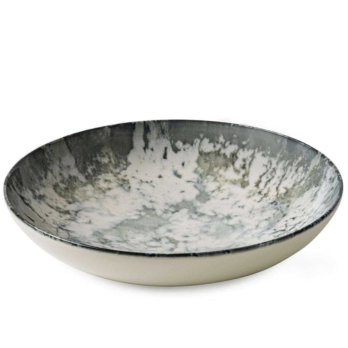 TAFELSERVICE FINGO 6 Personen 12-tlg Hartporzellan - Creme, Keramik (27.5/2/27.5cm) - KONSIMO®