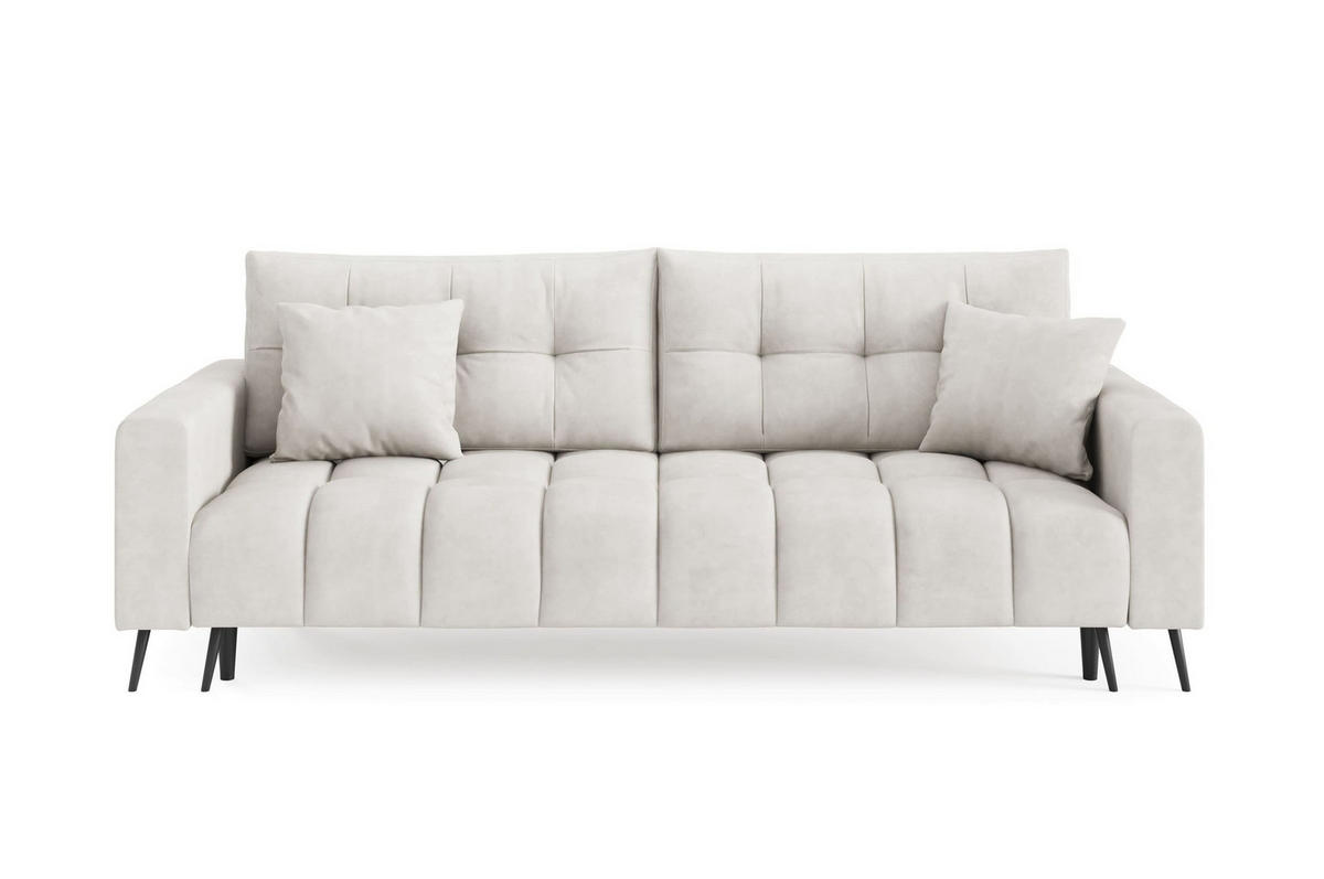 SCHLAFSOFA - Sofa Forta - Schwarz (Amon 13) - Schwarz, Holz (233/72/101cm) - Möblo