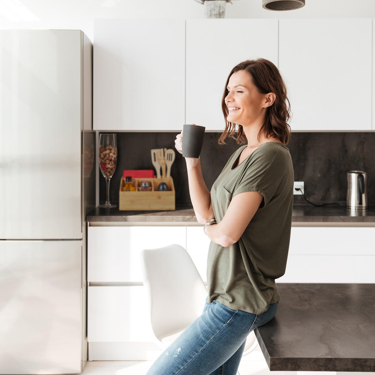 SCHREIBTISCH Organizer - Hellbraun, Holz/Holzwerkstoff (20/28/14cm) - Relaxdays