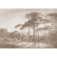 FOTOTAPETE italienische Landschaft 4 x 2.79 m - Beige, Papier (400/279cm) - ESTAhome