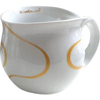 KAFFEEBECHER XXL Loop gold - Goldfarben, Keramik (0.6L) - Luigi Colani Porzellan