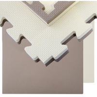 BODENSCHUTZMATTE 90x90x2,5 cm, Braun, 4er Set - Braun, Kunststoff (90/90cm) - eyepower