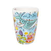 XL-BECHER Symbolica in Bunt - 500 ml - Multicolor, Keramik (0.5L) - Blond Amsterdam