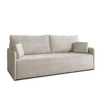 SOFA NUBO mit Schlaffunktion und Bettkasten Harmony 07 - Beige, Textil (205/91/86cm) - Lookway