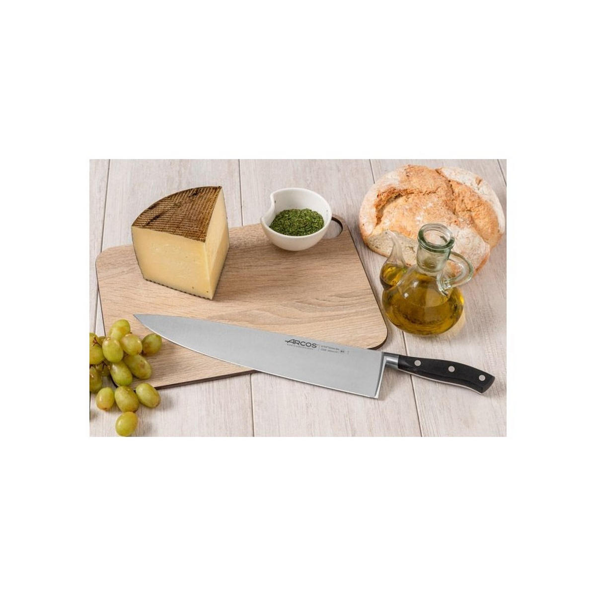 KOCHMESSER Silber 43.4/5/43.4 cm 233800 - Silberfarben, Metall (43.4cm) - Arcos