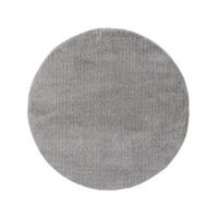 HOCHFLORTEPPICH rund Soda Grau ø 200 cm rund - Grau, Textil (200/200cm) - benuta Nest