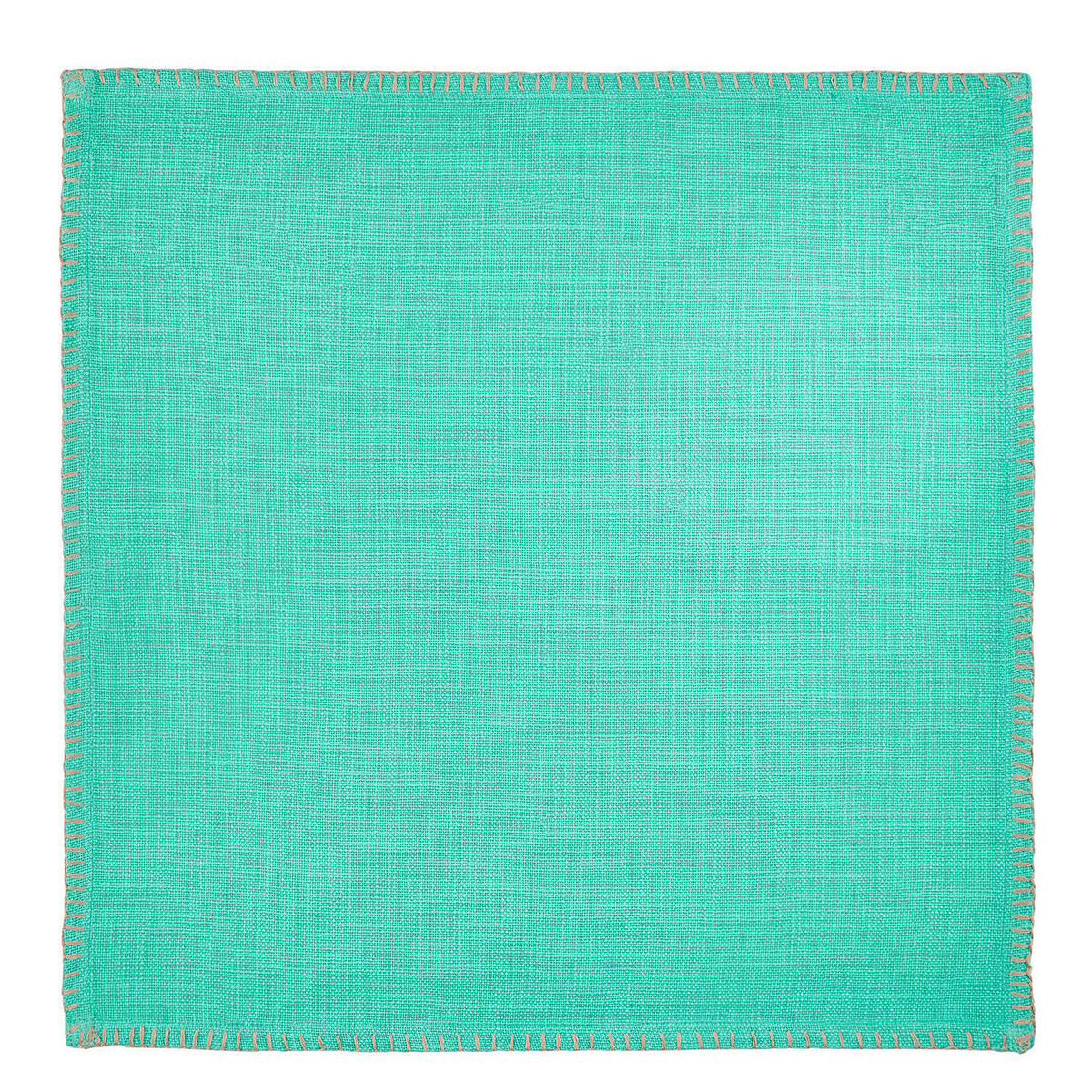 SERVIETTE Finca - Türkis, Textil (42/42cm) - BUTLERS
