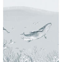 FOTOTAPETE Unterwasserwelt 2.5 x 2.79 m - Blau, Papier (250/279cm) - ESTAhome