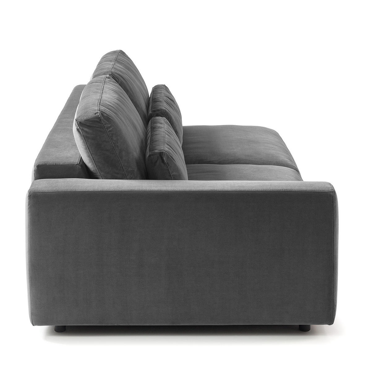 3-SITZER MODULSOFA - Grau, Textil (228/80/117cm) - home24