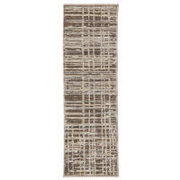TEPPICH ADUR, geometrisch, Erdtöne, 60 x 230 cm - Braun, Textil (60/230cm) - KADIMA DESIGN