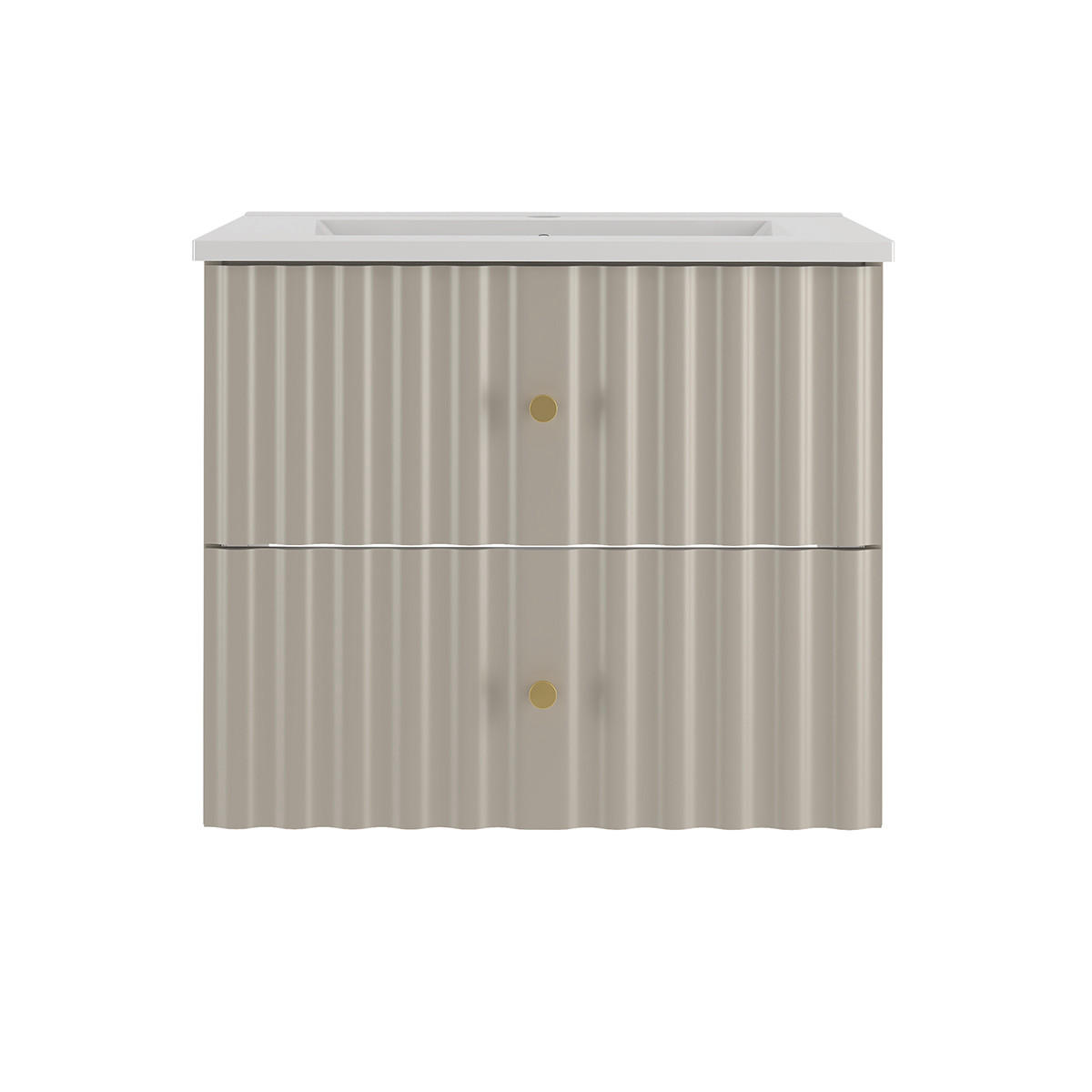 WASCHTISCH 60cm Izae Kaschmir - Beige, Holzwerkstoff (60/50/45.8cm) - Petits-meubles