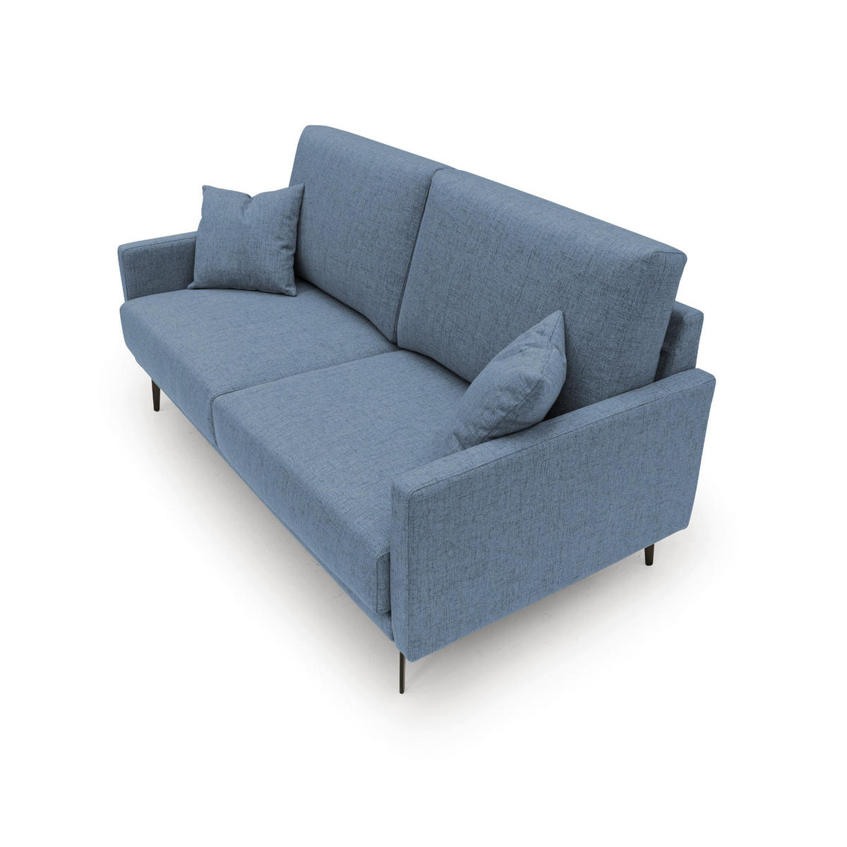 LINEARSOFA Saturno - Blau, Textil (160/94/90cm) - Divani.store