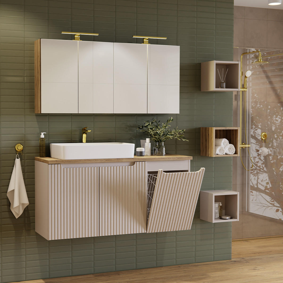 TODO - Beige, Holzwerkstoff (27/28/21cm) - Petits-meubles