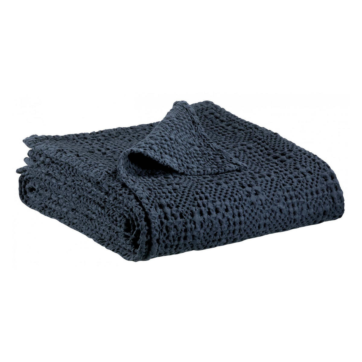 PLAID Tana kobalt 140 x 200 cm - Dunkelblau, Textil (140/200cm) - Vivaraise