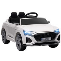 KINDER Elektroauto, Weiß, Kunststoff, Metall, 98cm x 49,5cm x 43cm - Weiß, Kunststoff (98/49.5/43cm) - AIYAPLAY