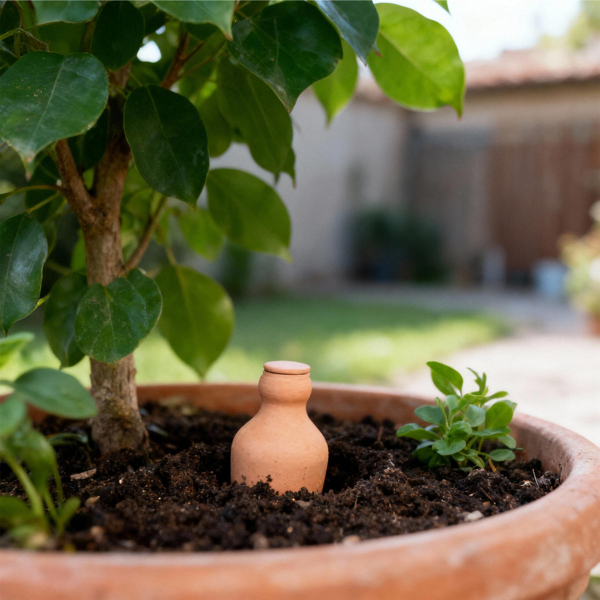 1XOLLA - Hellbraun, Keramik (14/27/14cm) - Relaxdays