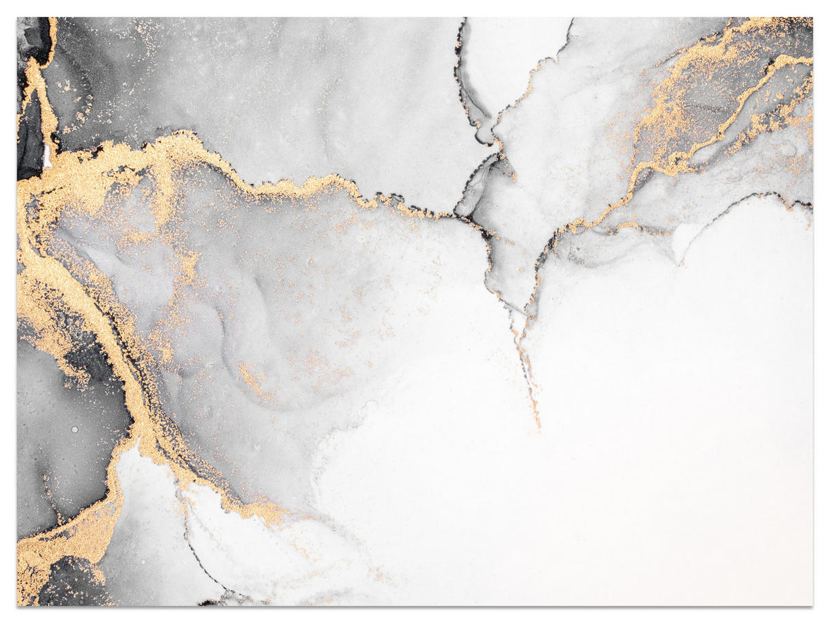 FOTOTAPETE Grauer Marmor Muster Abstraktion 300x210 - Beige/Schwarz, Papier (300/210cm) - Muralo