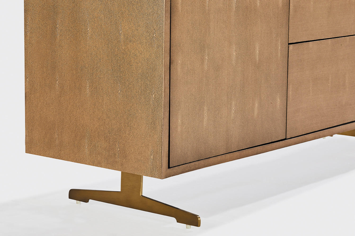 Thumbnail - Kawola Sideboard, Gold, Holzwerkstoff, 2 Fächer, 3 Schubladen, Rechteckig, 140x85x40 cm, Wohnzimmer, Kommoden & Sideboar...