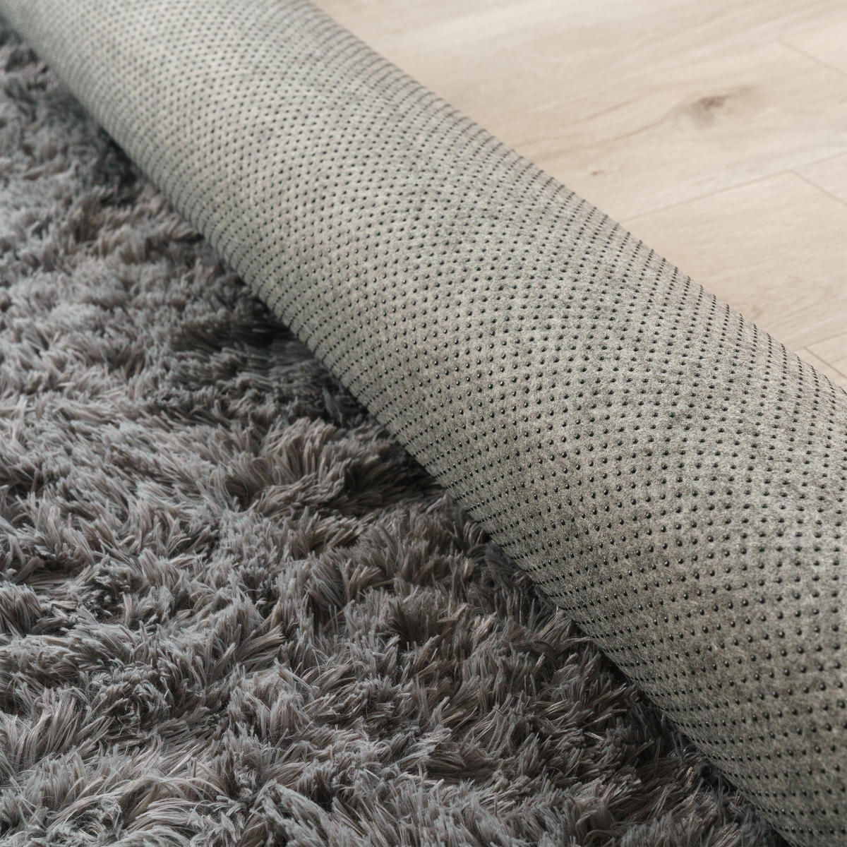 HOCHFLORTEPPICH 140/200 cm Silky 591 - Grau, Textil (140/200cm) - Paco Home