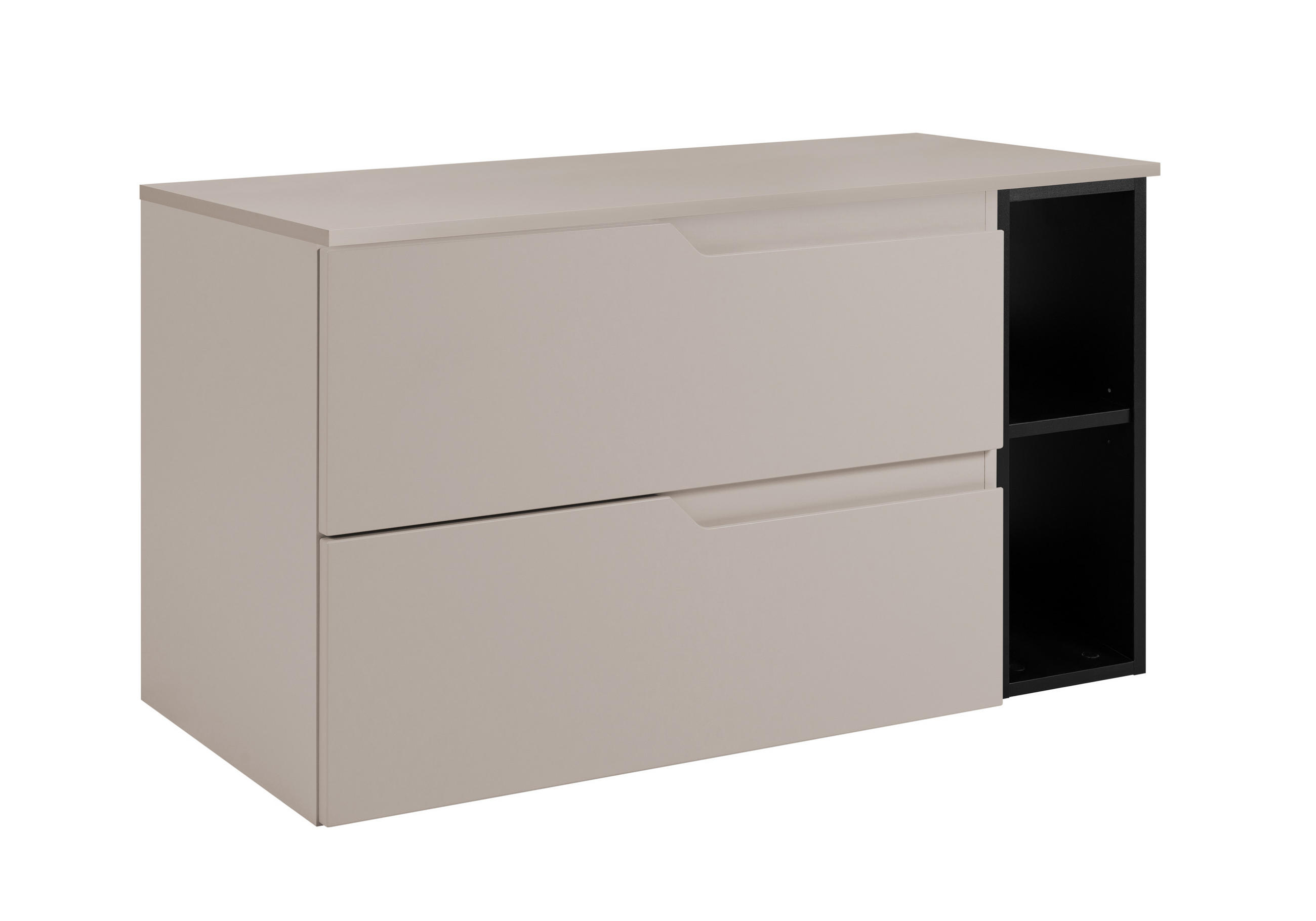 3XE Living Badezimmerschrank: Kaschmir, Creme 100x58x46 cm