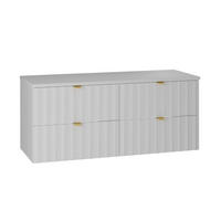 WASCHTISCHUNTERSCHRANK 120.6cm Lexa Weiß - Weiß, Holzwerkstoff (120.6/52.2/46.5cm) - Petits-meubles