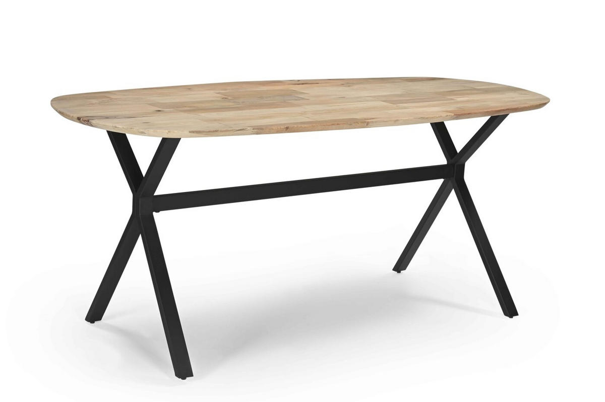 ESSTISCH aus Mangoholz 180cm, natürlich - Braun, Holz (180/90/76cm) - Giga Meubel