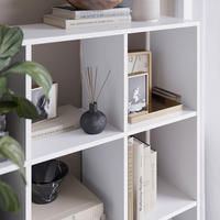 RAUMTEILER Nove Weiß 104 x 108 cm - Weiß, Holzwerkstoff (104/108/29cm) - Vicco