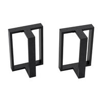 TISCHGESTELL-SET 2 TLG. Ashby - Schwarz, Metall (30/42/20cm) - [en.casa]