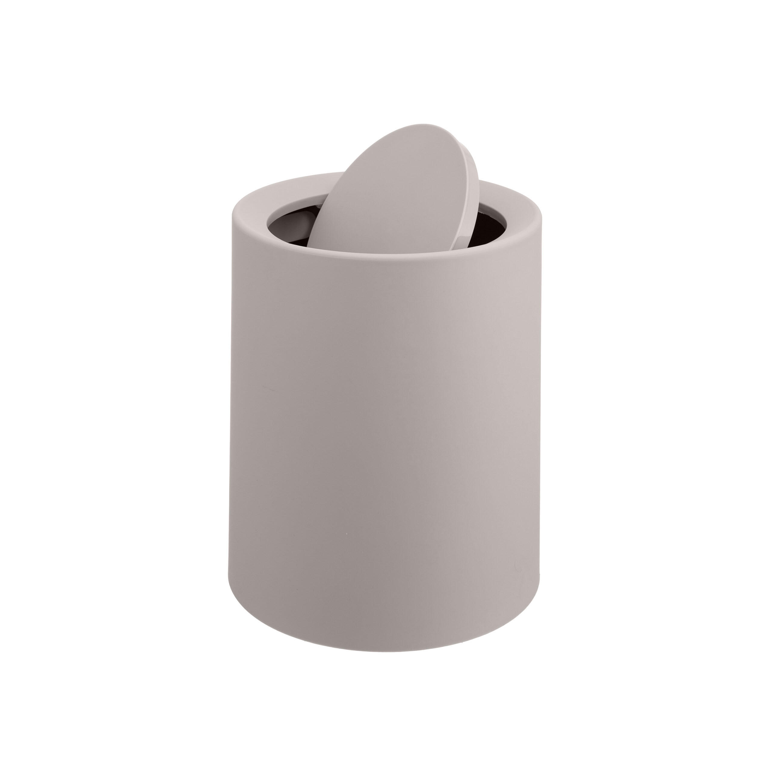 MÜLLEIMER - Beige, Kunststoff (26/31.5/26cm) - Relaxdays