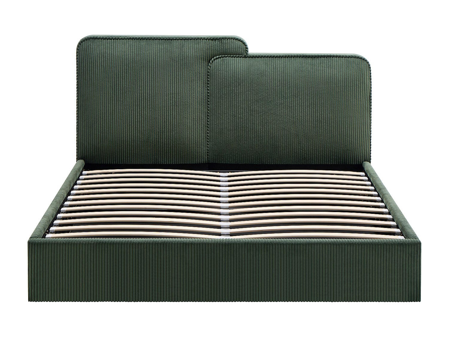 Vente-Unique Bett Waldgrün 140x190 cm
