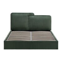 BETT mit Bettkasten - 2 Personen - stoff - tannengrün Nayola - Waldgrün, Textil (140/190cm) - Vente-Unique