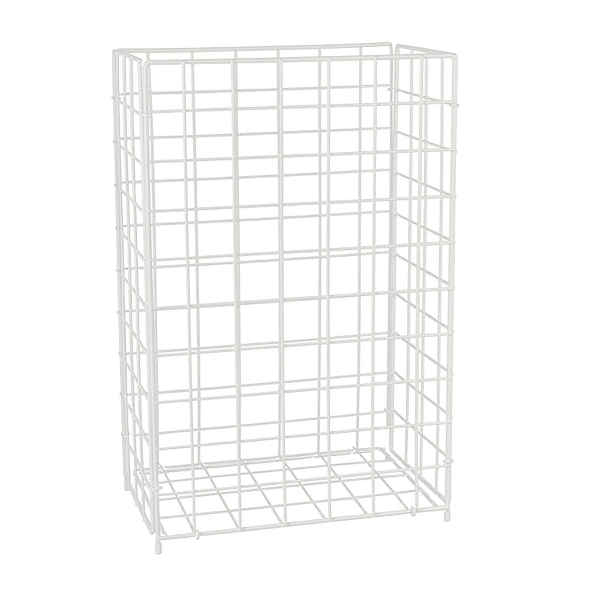 PAPIERKORB - Weiß, Metall (28.5/35.5/19cm) - Relaxdays