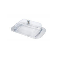 BUTTERDOSE 8086 - Silberfarben, Metall (12/7/19cm) - Kinghoff 