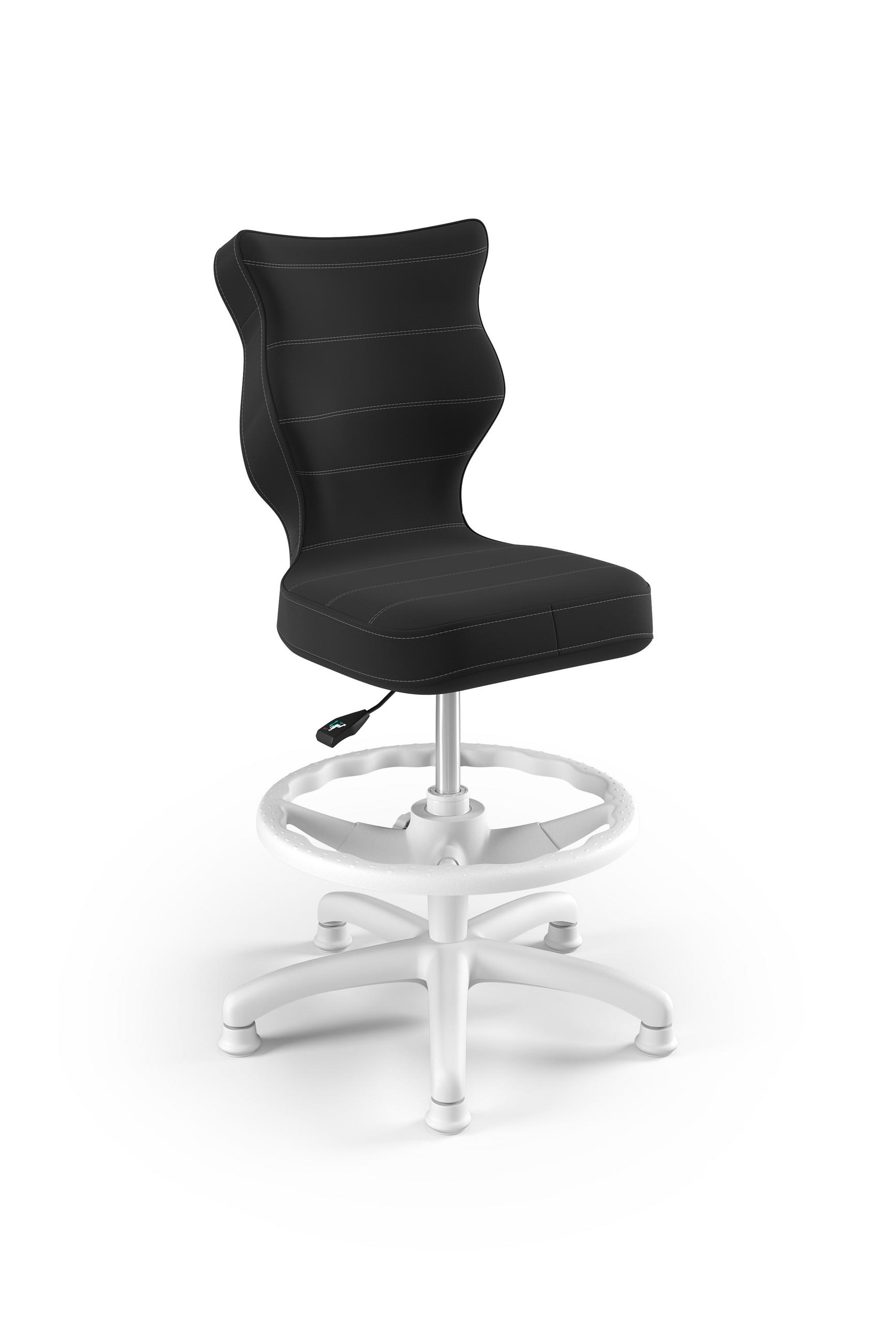 KINDERSTUHL Petit mit Fußstütze - Anthrazit, Textil (66/96/66cm) - RAUMHIRSCH FURNITURE
