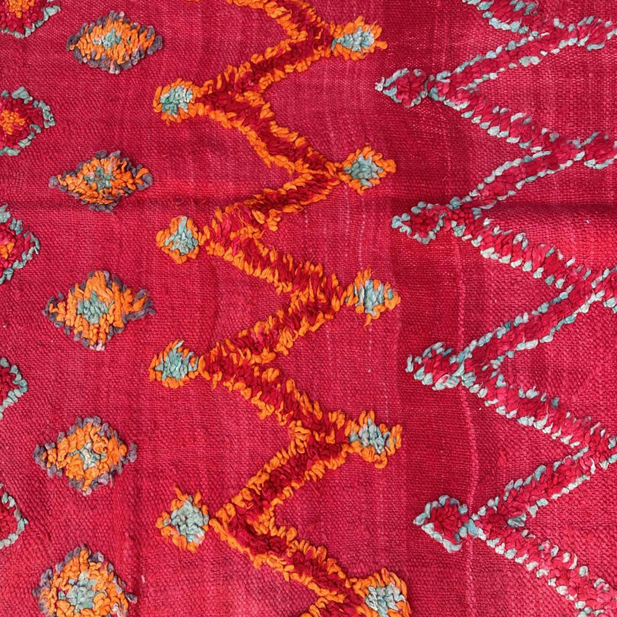 BERBERTEPPICH aus reiner Wolle 163x 405 cm - Rot, Naturmaterialien (163/405cm) - AFK Living