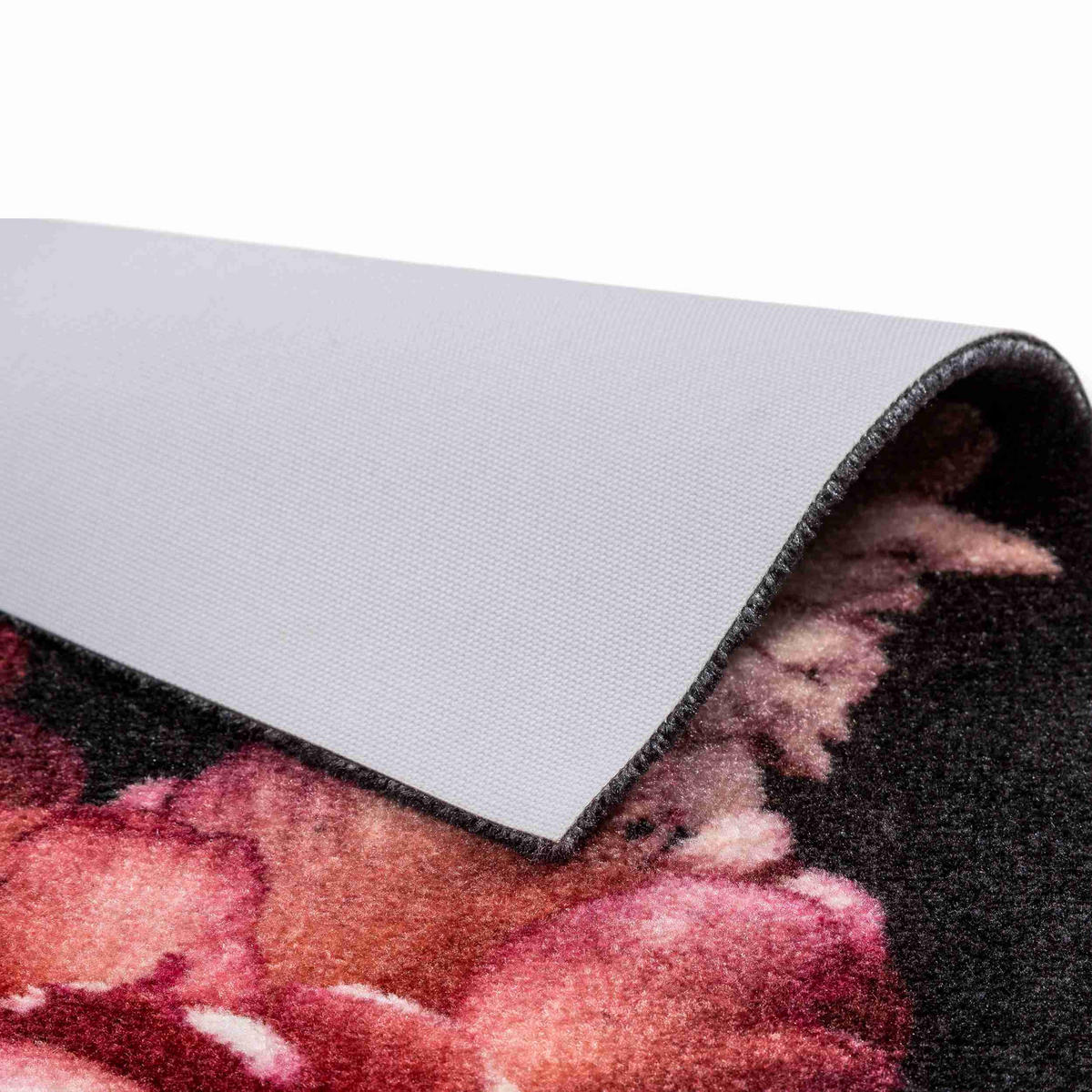 FUSSMATTE INNEN FELICIDO SCHWARZ - Schwarz, Textil (50/130cm) - Astra