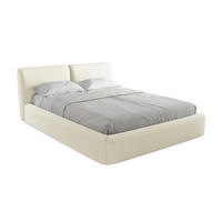 POLSTERBETT mit Bettkasten und Lattenrost 180x228 Beige - Beige/Schwarz, Kunststoff/Textil (160/200cm) - LaMiaSofa