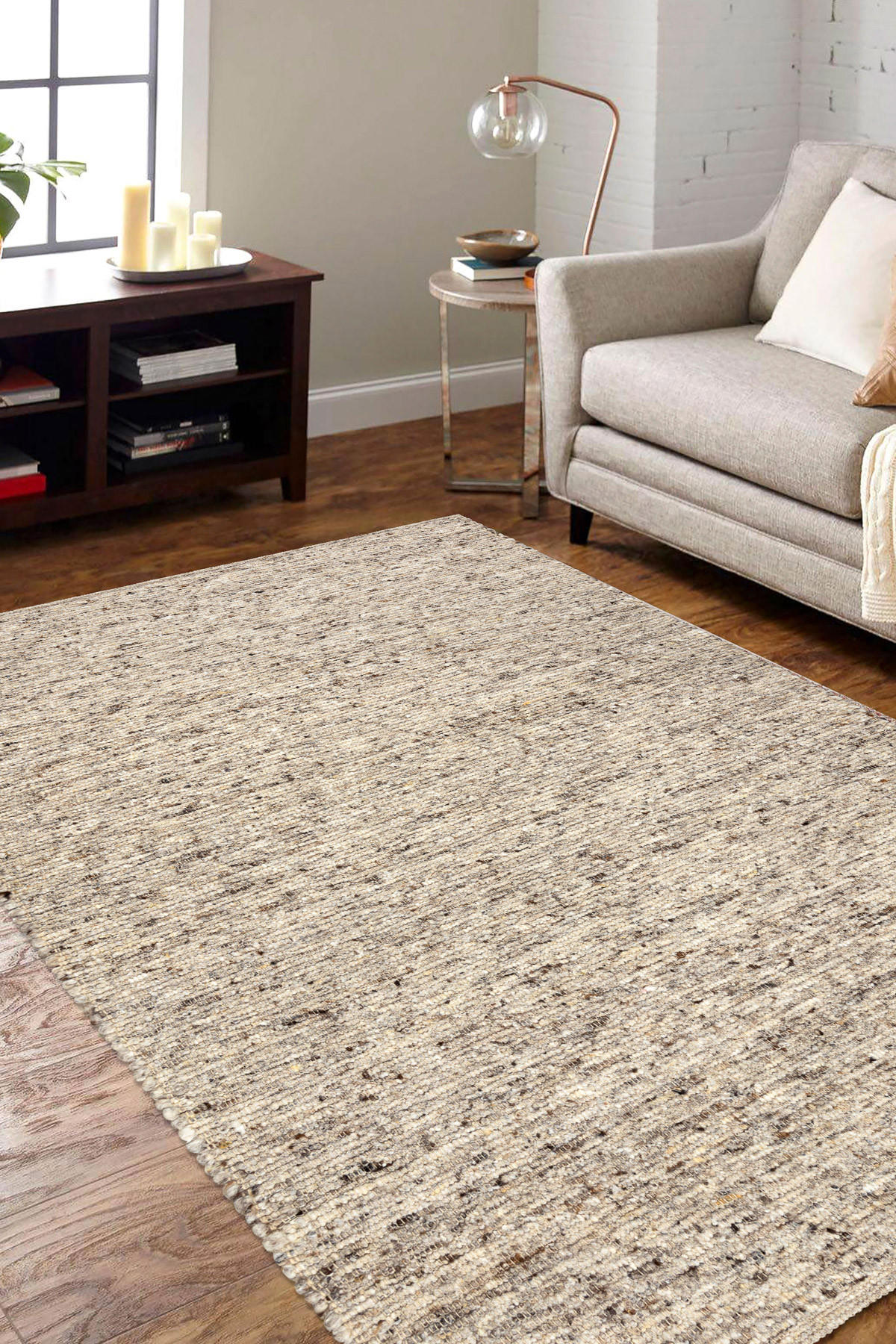 PREPROGA NEPAL 2100 sand, bež - volnena, dvostranska, naravna 60/100 cm - bež, tekstil (60/100cm) - rugsX