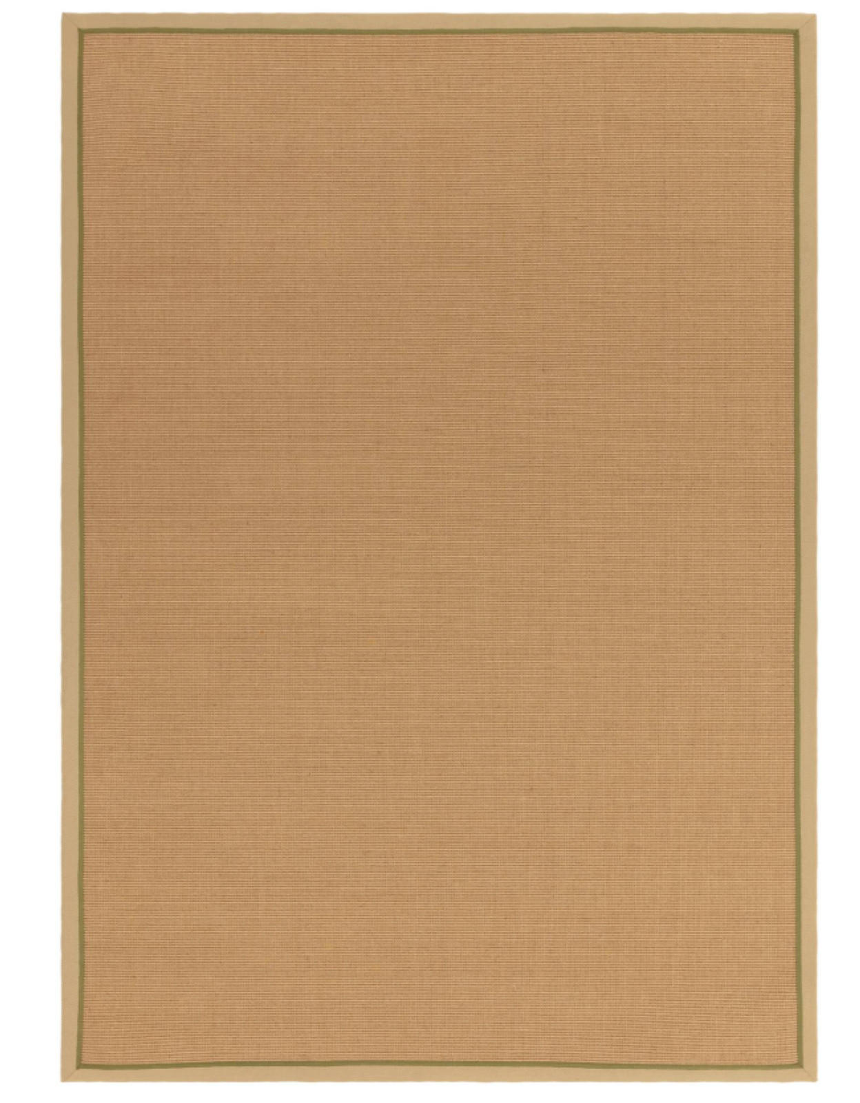 TEPPICH modern Wohn-/Schlafzimmer Naturfaser DORO Grün 40x120 cm - Grün, Naturmaterialien (40/120cm) - Novatrend