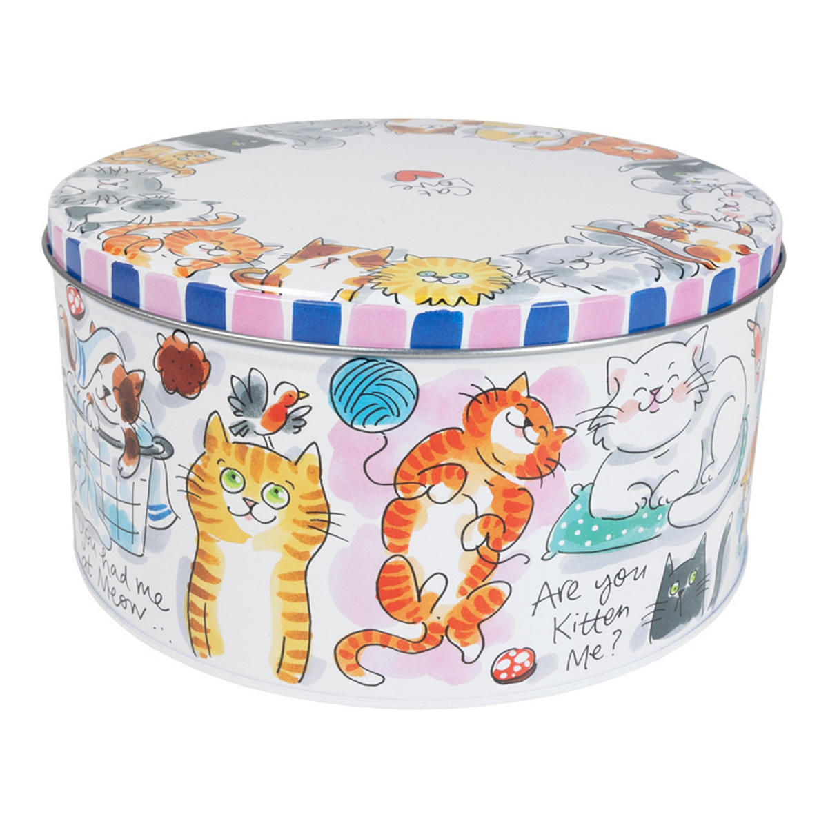 DOSEN Katze in Bunt - 20cm - Multicolor, Metall (19.8/10/19.8cm) - Blond Amsterdam