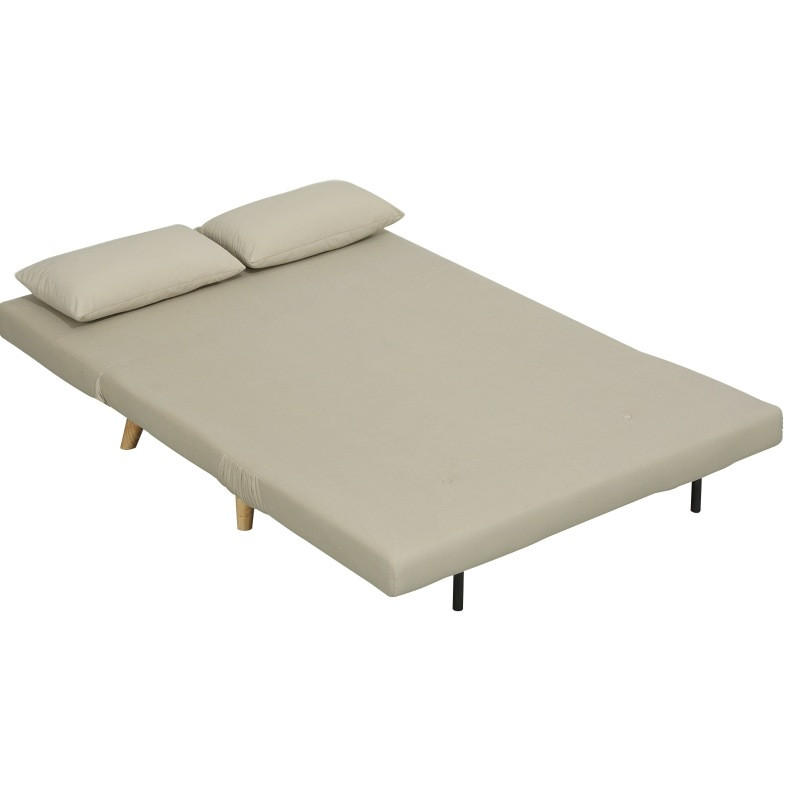 SCHLAFSOFA 130/190 cm Liegefläche in Beige – armlehnenlos, verstellbar - Beige, Textil (78/79/130cm) - BEAOK